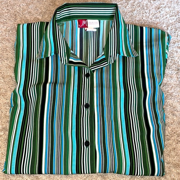 Jennifer Moore women's long sleeve button down shirt size 6 - Picture 1 of 3